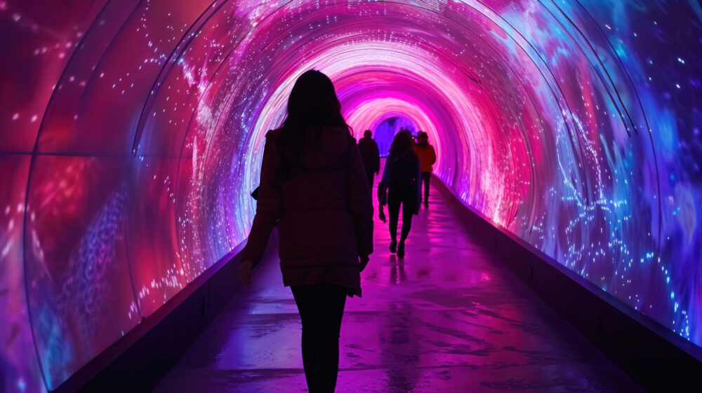 LED tunnel experiential