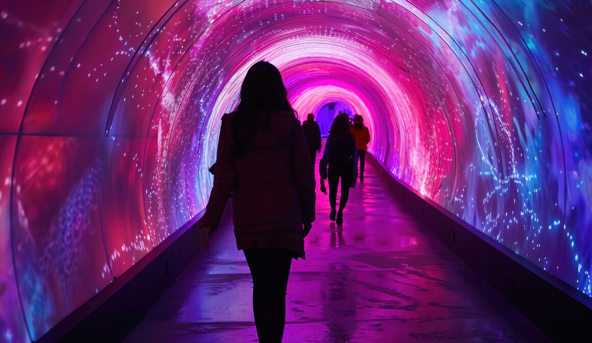 LED tunnel experiential